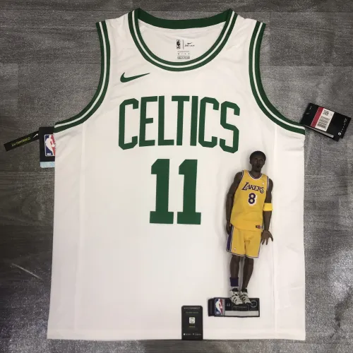 Boston Celtics Kyrie Irving #11 Wit Heren Jersey