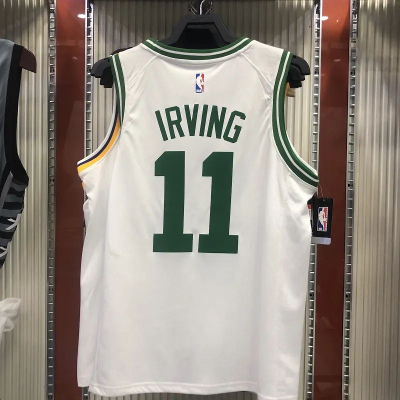 Boston Celtics Kyrie Irving #11 White Men’s Jersey