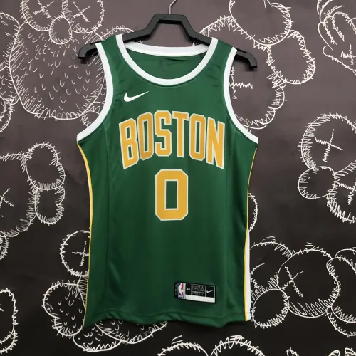 Maglia Boston Celtics Jayson Tatum #0 Uomo