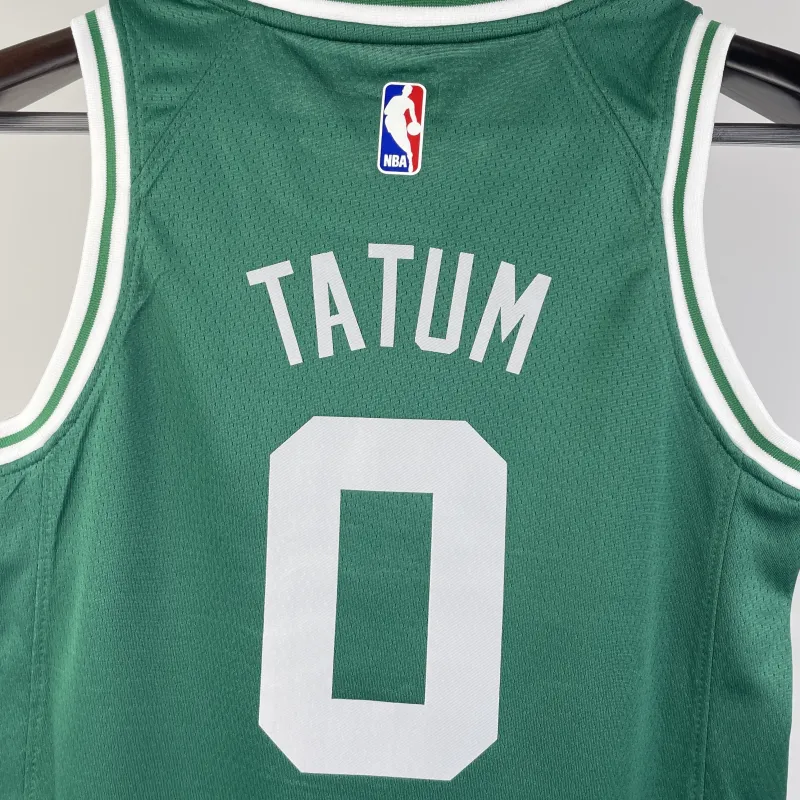 Boston Celtics Jayson Tatum #0 Youth Green Jersey
