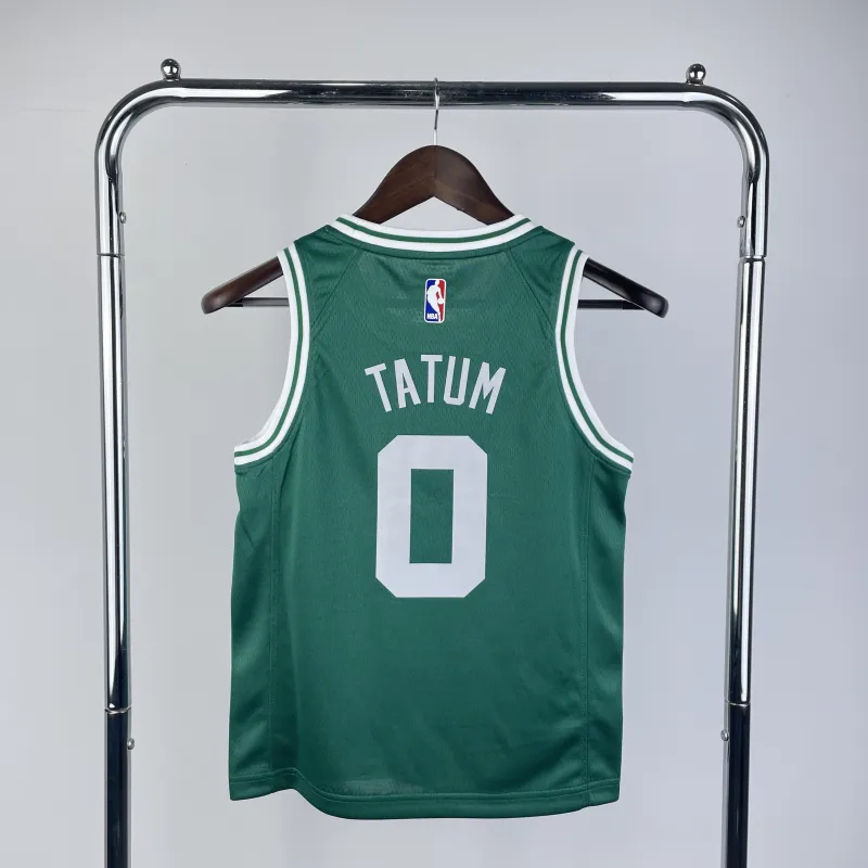 Boston Celtics Jayson Tatum #0 Youth Green Jersey