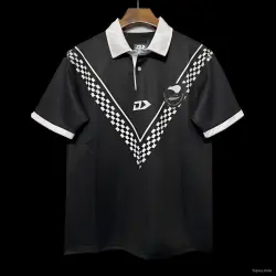 2024 New Zealand Kiwis Black with Checkerboard V Pattern Jersey - product photo US24.99 - 2024 New Zealand Kiwis Black with Checkerboard V Pattern Jersey