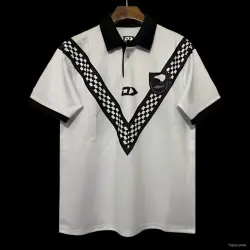 2024 New Zealand Kiwis White with Black Checkerboard V Pattern Jersey - product photo US24.99 - 2024 New Zealand Kiwis White with Black Checkerboard V Pattern Jersey
