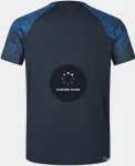 Maglia dei British & Irish Lions 2025 blu navy con motivi blu