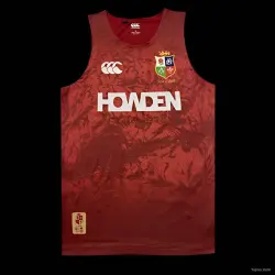 US24.99 - 2025 British & Irish Lions Red with Pattern Singlet