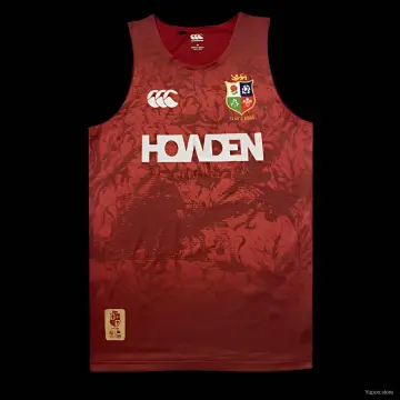 2025 British & Irish Lions Vermelho com padrão Singlet