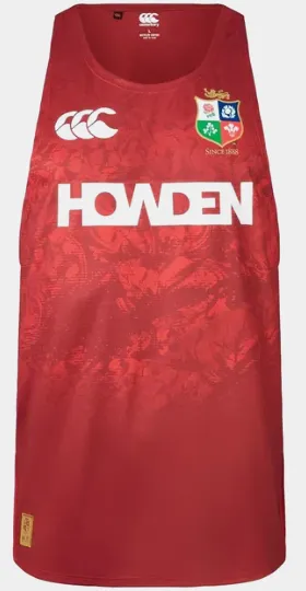 2025 British & Irish Lions Red with Pattern Singlet