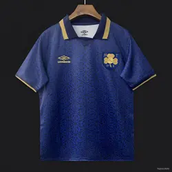 US24.99 - 2025 Ireland Blue with Gold Trim and Geometric Pattern Jersey