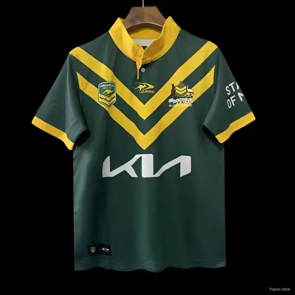 Maglia dei Kangaroos australiani - Qualità di prima scelta - Vista dettagliata