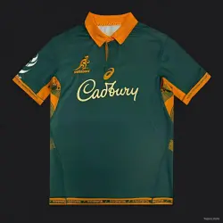 US24.99 - 2026 Australia Wallabies Green with Indigenous Art Design Jersey