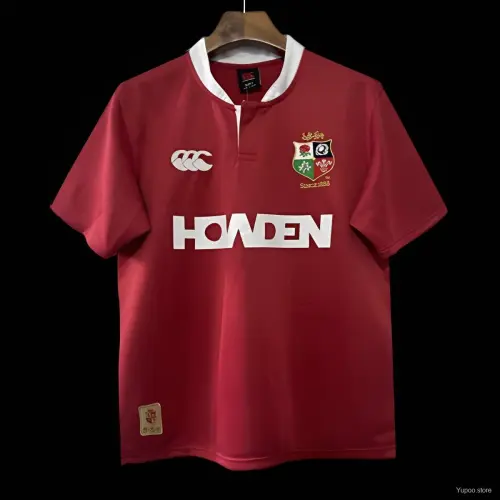 2026 British & Irish Lions Red with White Trim Jersey