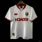 2026 British & Irish Lions Wit met rode bies Trui 2026 British & Irish Lions-shirt in wit met rode rand