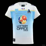 2026 Gold Coast Titans White with Sky Blue Gradient Away Jersey