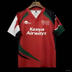 2026 Kenya Red with Diagonal Stripes Jersey - product photo US24.99 - 2026 Kenya Red with Diagonal Stripes Jersey