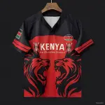 2026 Kenia Simbas Rot mit Doppellöwen-Design Trikot 2026 Kenia Simbas Rot mit Doppellöwen-Design Trikot