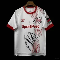 2026 Kenya White with Red and Black Tribal Dot Patterns Jersey - product photo US24.99 - 2026 Kenya White with Red and Black Tribal Dot Patterns Jersey