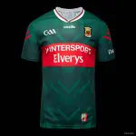 2026 Mayo GAA Green with Red Band and Chevron Pattern Jersey 2026 Mayo GAA Green with Red Band and Chevron Pattern Jersey