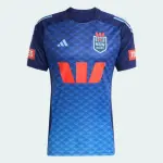 2026 Blues de Nova Gales do Sul Gradiente de azul real a azul celeste com padrão de diamante Jersey para mulher