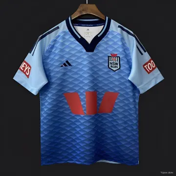 2026 New South Wales Blues Sky Blue to Navy Blue Gradient with Diamond Pattern Jersey