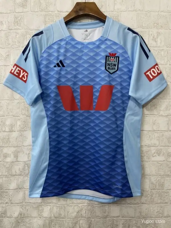 2026 New South Wales BluesSky Blue to Navy Blue Gradient with Diamond Pattern Women's Jersey
