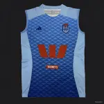 2026 New South Wales Blues Azul celeste com padrão de diamante Camisola para mulher Camisola de 2026 dos Blues de Nova Gales do Sul Azul celeste com padrão de diamante para mulher