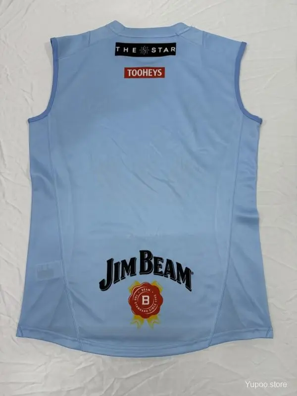 Camisola de 2026 dos Blues de Nova Gales do Sul Azul celeste com padrão de diamante para mulher