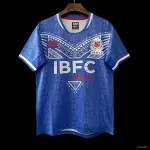 2026 Samoa Rugby League Blauw met Traditioneel Polynesisch Patroon Jersey 2026 Samoa Rugby League Blauw met Traditioneel Polynesisch Patroon Jersey