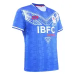 2026 Samoa Rugby League Blauw met Traditioneel Polynesisch Patroon Jersey