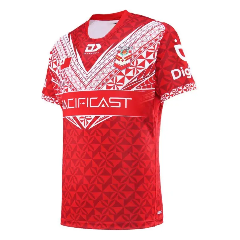 Tonga Rugby Jersey 2026 League Red