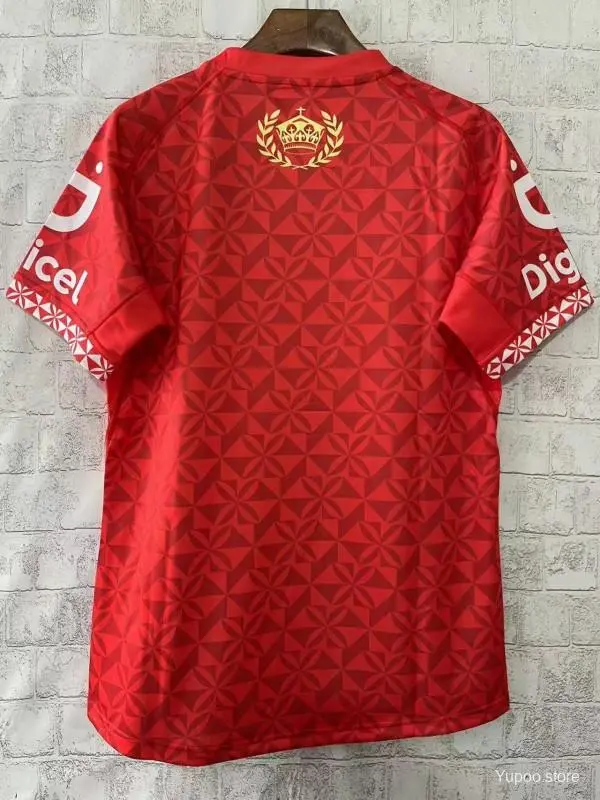 Tonga Rugby Jersey 2026 League Red