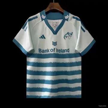 24/25 Munster Lichtblauw met Teal hoepels en Ierse tekst Derde shirt