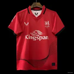 24/25 Ulster Red with Wave Pattern Home Jersey - product photo US24.99 - 24/25 Ulster Red with Wave Pattern Home Jersey