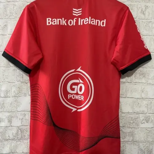 24/25 Ulster Red with Wave Pattern Home Jersey