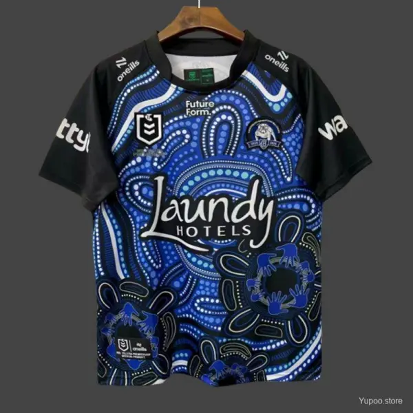 Canterbury-Bankstown Bulldogs jersey - A-Grade Quality Detail View