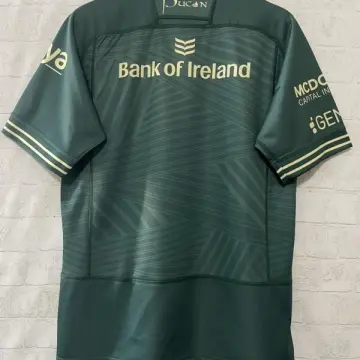 25/26 Maillot domicile Connacht vert avec motif géométrique doré