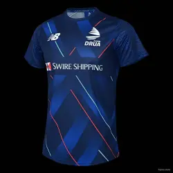 25/26 Fijian Drua Navy with Diagonal Stripes Home Jersey - product photo 25/26 Fijian Drua Navy with Diagonal Stripes Home Jersey product image