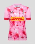 25/26 Camisola com padrão de salpicos de flamingo cor-de-rosa dos Arlequins