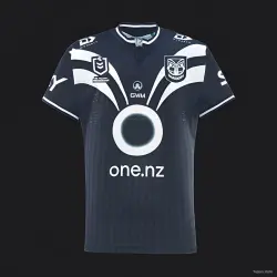 25/26 Kids New Zealand Warriors Navy with White Diagonal Stripes Jersey - product photo US24.99 - 25/26 Kids New Zealand Warriors Navy with White Diagonal Stripes Jersey