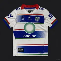 25/26 Kids New Zealand Warriors White with Rainbow Stripes Jersey - product photo US24.99 - 25/26 Kids New Zealand Warriors White with Rainbow Stripes Jersey