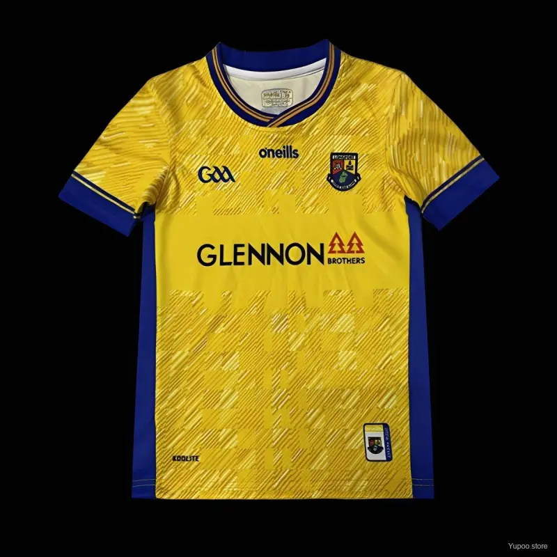 25/26 Kids Roscommon GAA Yellow and Blue Away Jersey