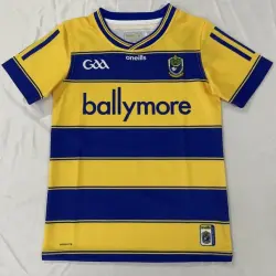 US24.99 - 25/26 Kids Roscommon GAA Yellow with Blue Hoops Home Jersey
