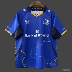 25/26 Leinster Rugby Blue with Lightning Map Pattern Jersey - product photo US24.99 - 25/26 Leinster Rugby Blue with Lightning Map Pattern Jersey