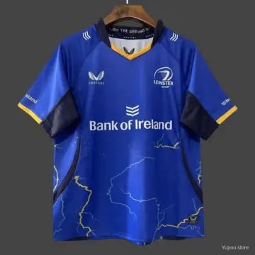 25/26 Leinster Rugby Azul com padrão de mapa de relâmpagos Jersey