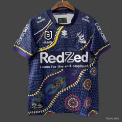 25/26 Melbourne Storm Navy with Indigenous Art Jersey - product photo US24.99 - 25/26 Melbourne Storm Navy with Indigenous Art Jersey
