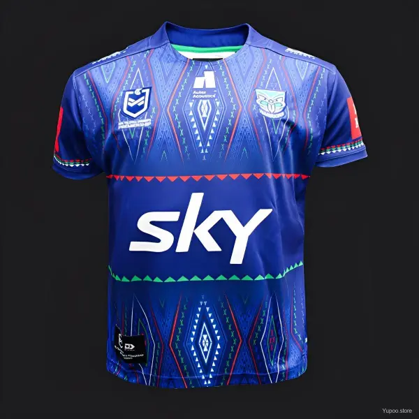 Camisola dos New Zealand Warriors - Qualidade de 1.ª classe - Vista detalhada