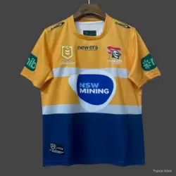 25/26 Newcastle Knights Gold with Navy Stripe Jersey - product photo US24.99 - 25/26 Newcastle Knights Gold with Navy Stripe Jersey