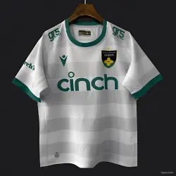 25/26 Northampton Saints White with Green Trim Jersey - product photo US24.99 - 25/26 Northampton Saints White with Green Trim Jersey