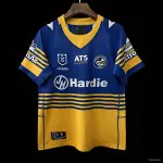 25/26 Parramatta Eels Blue and Gold with Horizontal Stripes Jersey 25/26 Parramatta Eels Blue and Gold with Horizontal Stripes Jersey