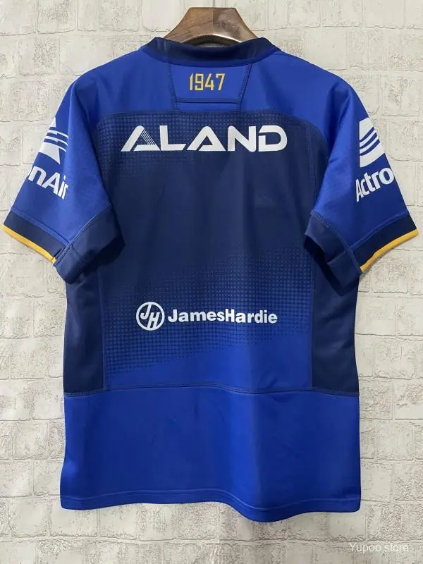 Maglia 25/26 Parramatta Eels blu con strisce oro