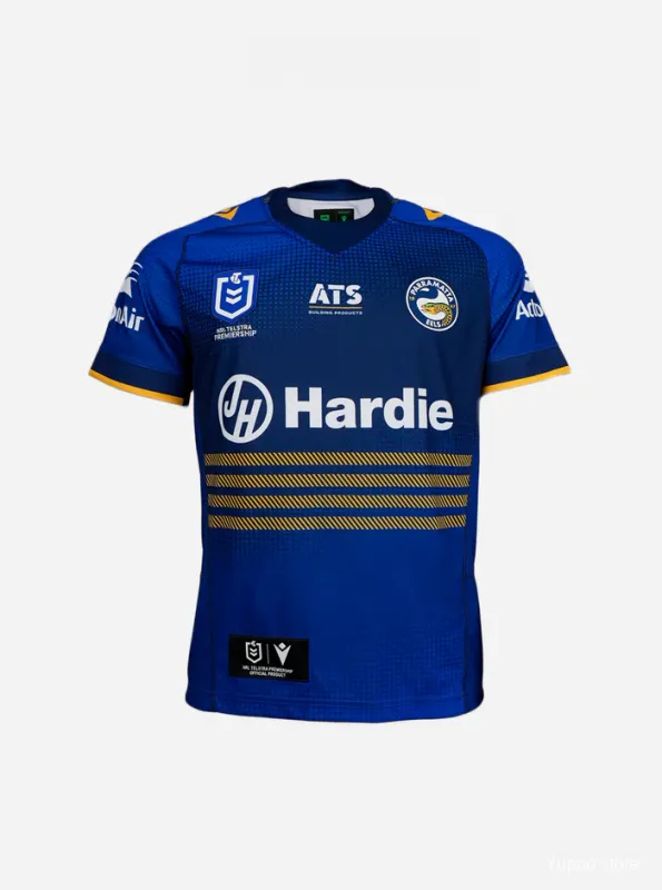 Maglia 25/26 Parramatta Eels blu con strisce oro